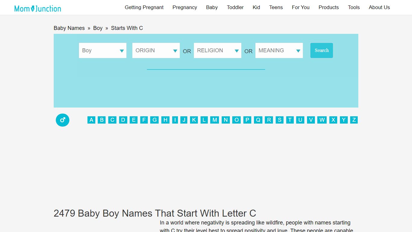 2479 Baby Boy Names That Start With C - MomJunction